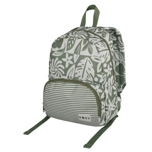 Image of Roxy Women's Always Core Backpack | Travel | Everyday Carry | Beach | Polyester | 8L Capacity -Cool Surf Oil Green