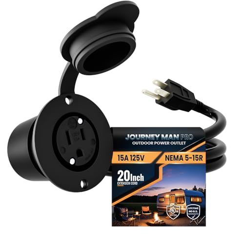 15A Weatherproof Outdoor Power Outlet by Journeyman-Pro 15 Amp 125 ...