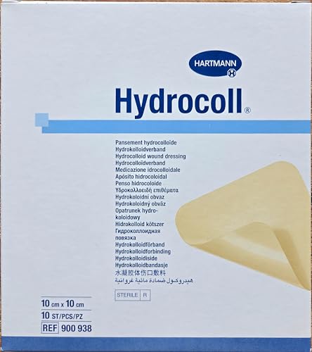 Produktbild Verpackung von Hartmann Hydrocoll Hydrokolloid-Verband 10x10 cm