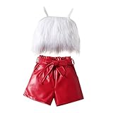 Conception : La Camisole Courte Présente Une Couleur Unie Et Des Bretelles Spaghetti. Short En Cuir De Couleur Unie Avec Ceinture. Vêtements Réguliers, Vêtements D'été, Cadeau De Fête Des Enfants, Tenue De Fête, Tenue De Retour À La Maison, Photographie De Bébé, Vêtements De Sortie, Pour Que Bébé Petite Fille S'habille Tous Les Jours En Été.