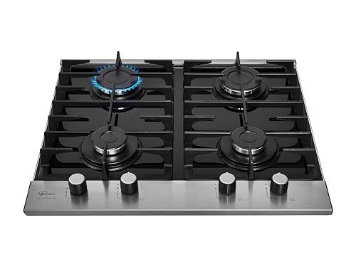 FISCHER COOKTOP À GÁS 4 BOCAS PLATINIUM MESA VIDRO PRETO 33800-92121