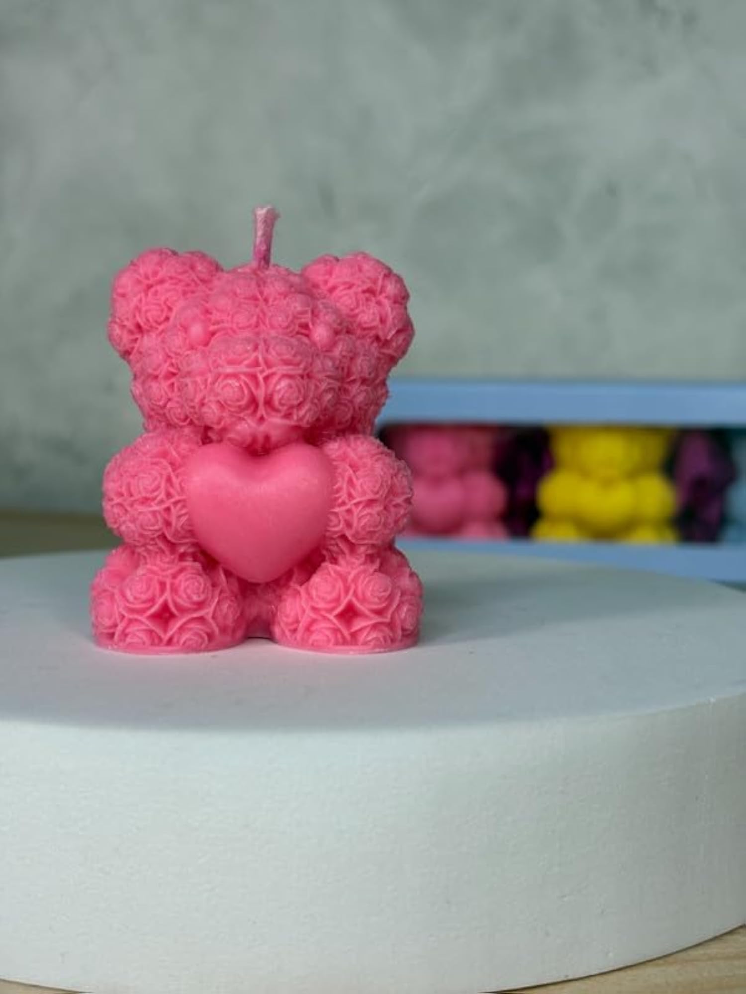 Teddy Bear Scented Candle Gift Set, Set of 3
