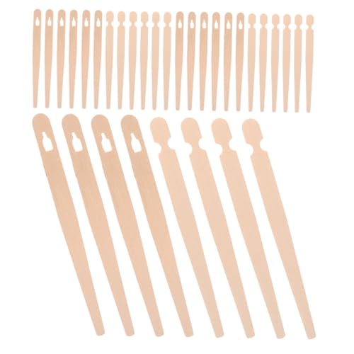 Ciieeo 100 Sets Wooden Chopstick Training Tongs Comfortable Grip Food Tongs for Serving Pastries Snacks Elegant European Style Kitchen Utensils for Buffets and Parties