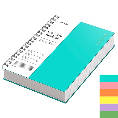 Carnet à spirale B5 ligné au papier épais 100g anti-bavure bleu
