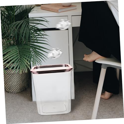 Caneca de Basura Transparente Sosoport para Baño miniatura 3