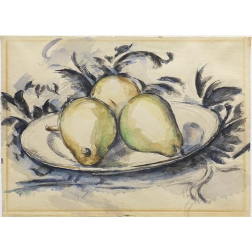 Toile de qualité supérieure Trois poires ARTICULOZY 1888 prestige de musée