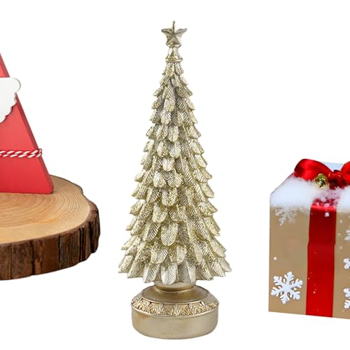 Figurine de sapin de Noël compacte pour embellir les petits espaces - 8