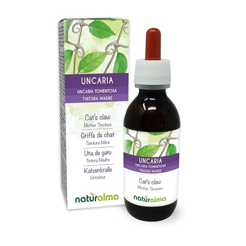 Cat's Claw (Uncaria tomentosa) bark Alcohol-Free Mother Tincture Naturalma - Liquid Extract Drops 120 ml - Food Supplement - Vegan