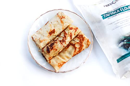 Freshola All-Natural Tapioca Flour 2.6Lbs (41.6Oz)| Natural Cooking Thickener | All Purpose Flour Substitute| Gluten Free Flour For Baking| Non Gmo, Paleo, Vegan #TOP6