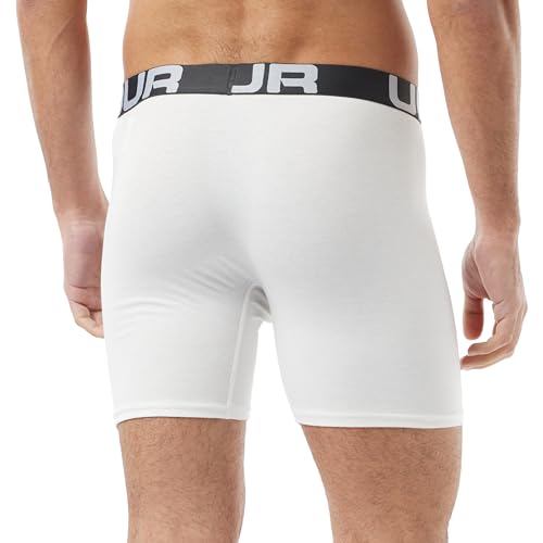 Under Armour 1363617-100-3X-LARGE Mens Charged Cotton 6-Inch Boxerjock 3-Pack thumb #3