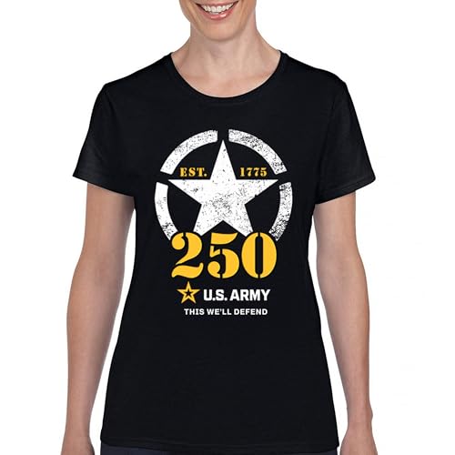 US Army 250th Logo T-Shirt Anniversary Military Veteran