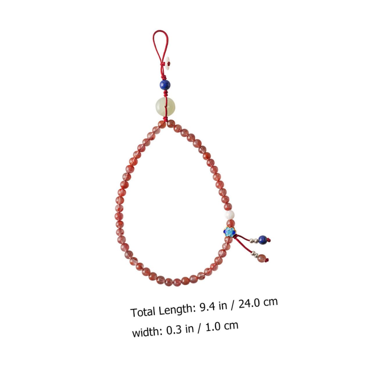 Lanyard de Teléfono Móvil de Sur de Ágata Roja Correa de Práctica y Resistente Pérdidas y Daños Mantener Dispositivos Mano y Seguros