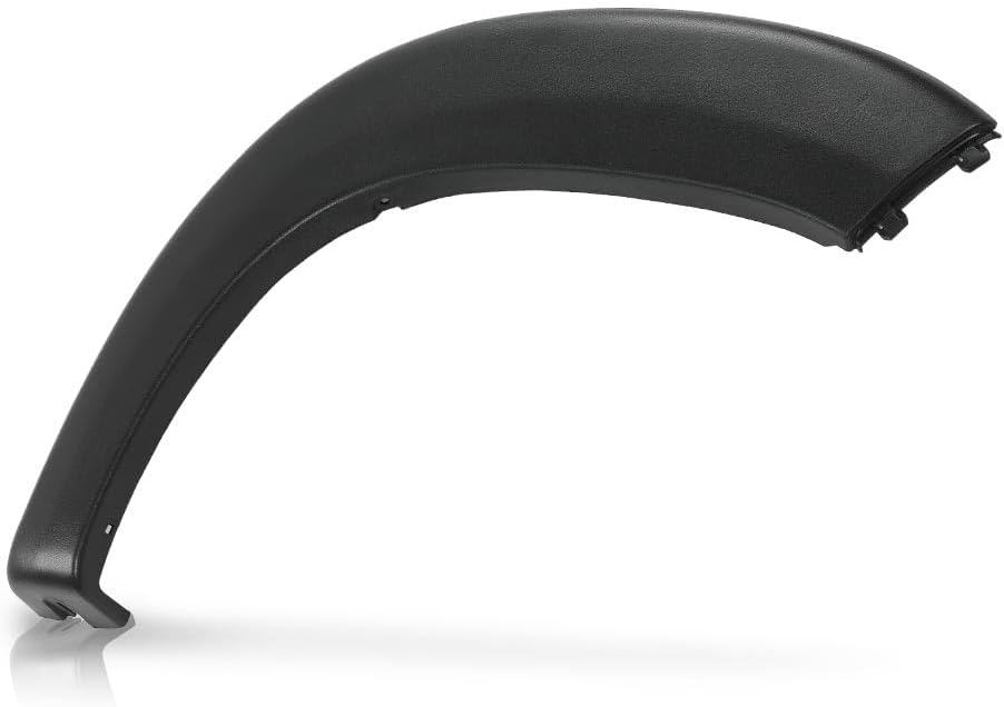 PIT66 Rear Molding Wheel Trim Fender Flare Textured Left Driver Side Compatible with Dodge Ram Promaster 2019-2022