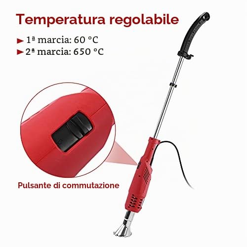 Bruciatore elettrico per erbacce, macchina termica multifunzione per giardino e patio