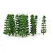 NOLITOY 20Pcs Sages de Sapin Modèle Arbres Arbres de Parc de Rue Paysages Miniature Paysage Paysage Hiver Ornements Mini- Arbre Paysage Modèle pour Table de Table Arbres
