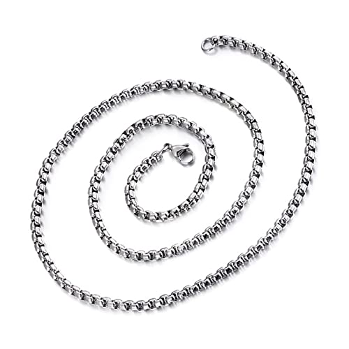 Chaîne en acier inoxydable pour hommes fini les colliers cassés avec ce fermoir