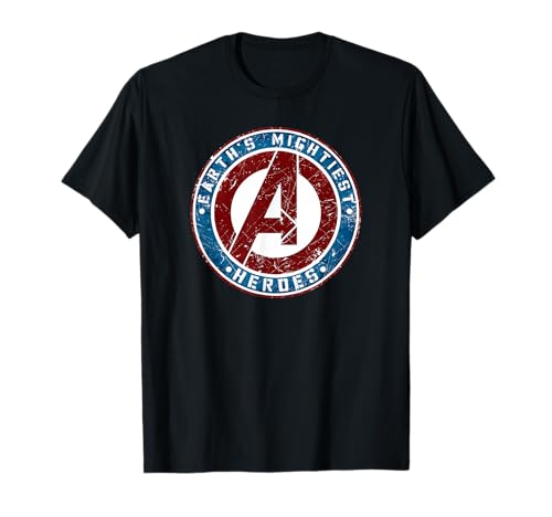 Marvel Comics Avengers Earth's Mightiest Heroes Vintage T-Shirt