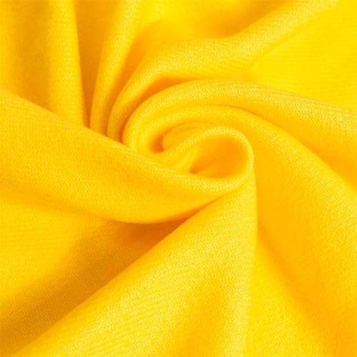 AUSEKALY Scarf For Men Women Neck Scarf Plaid Winter Scarf Fall Softest Classic Warm Bright Yellow3