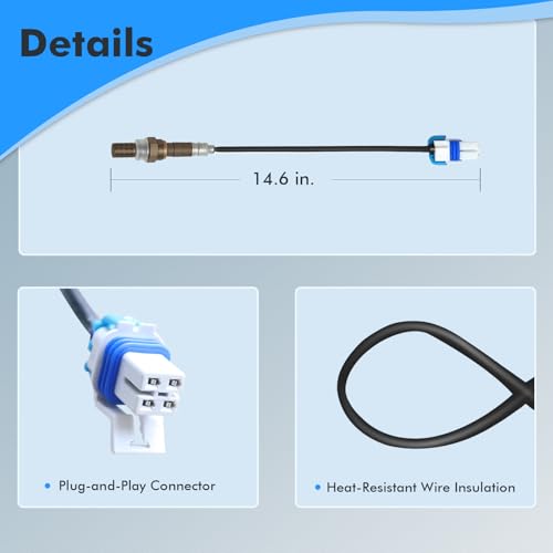 Sensor de oxígeno para Chevy y GMC Silverado 1500 2003-2006 miniatura 4