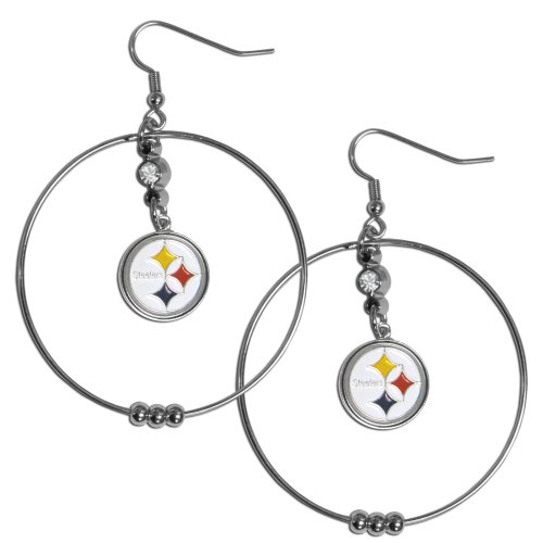 Image of NFL 2-Inch Hoop Earrings
