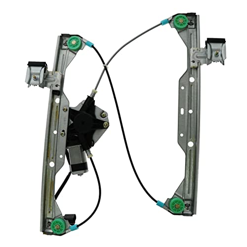 Image of TRQ Front Left Power Window Regulator & Motor Assembly Drivers Side Compatible with 2006-2011 Chevrolet HHR GM1350178