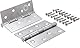 BGS Diy 80907 | Scharnier-Satz | Edelstahl | 100 x 40 mm | 2-tlg.