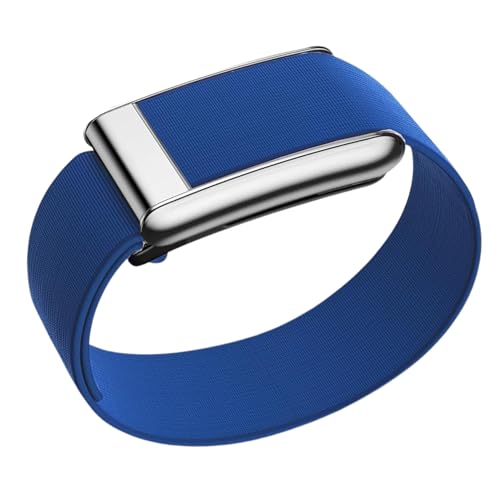 Image of Hydra Soft Bicep Strap for WHOOP 5.0 One /Peak /Life MG Band - Breathable Adjustable Waterproof Replacement Bicep Strap for WHOOP Band 5.0 - Not Compatible with Gen 4 (Blue, One /Peak)