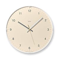 Amazon.co.jp: レムノス 掛け時計 アナログ バイオーム クロック 白