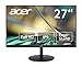 Acer CB242Y Monitor 23,8 Zoll (60 cm Bildschirm) Full HD, 75Hz HDMI/DP, 60Hz VGA, 1ms (VRB), HDMI 1.4, DP 1.2, VGA, höhenverstellbar, drehbar, HDMI/DP FreeSync,Schwarz