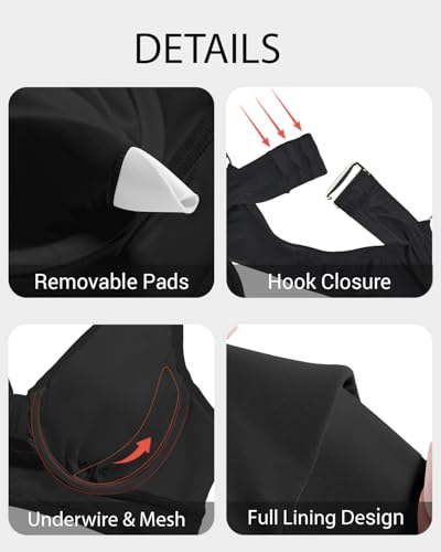 Plus Size Underwire Bikini Top - Women Push Up Swim Top Bra Keyhole Swimsuit Tops Only Bathing Suit Tops for Large Bust 20253