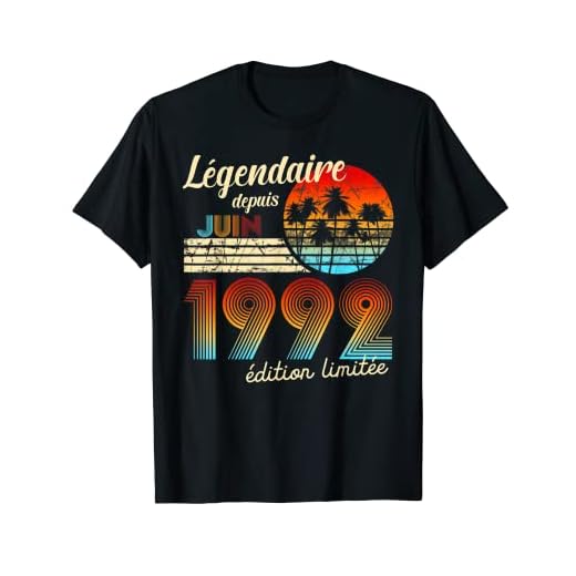 Cumpleaños Nacidos En Legendario Desde Regalo Junio 1992 Camiseta