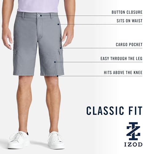 Izod Men's Golf Swing Flex Cargo Shorts