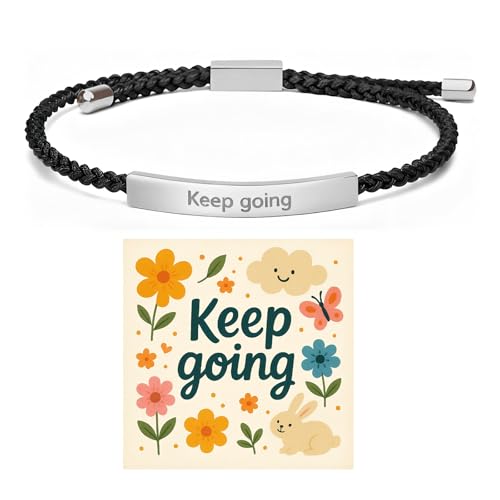 72ore Keep Going �u���X���b�g �C���X�s���[�V������^����u���X���b�g Never Give Up Jewelry You Got This Gifts ��܂��M�t�g �}���g���u���X���b�g �N���X�}�X�X�g�b�L���O�X�^�b�t�@�[ �����p, 2X