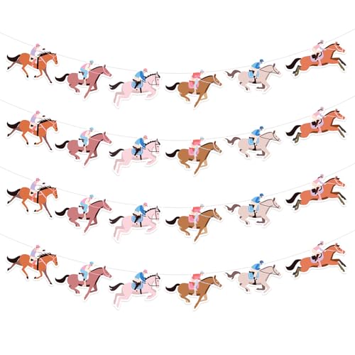 Guirlande Derby du Kentucky pré-cordée pour embellir votre salon durant le grand jour de course