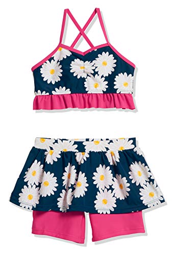 Badeanzug MäDchen - Bikini Schwarz Bademode Abnehmen Badeanzug Tankini Sets Und Badeshorts Monokinis Bauchweg Uv-Schutz Sommer Klassisches Strand Schwimmanzug