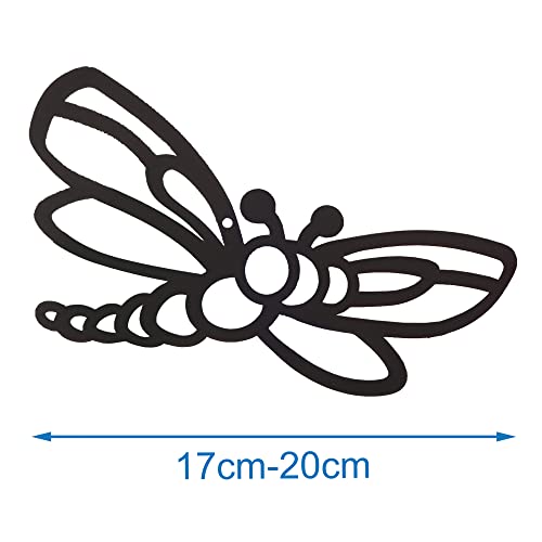 Baker Ross FX779 Dragonfly Stained Glass Decoration Kits - Pack of 6, Stained Glass Decoration Craft Kits - Image 4