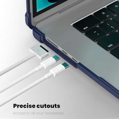 Coque MacBook Pro 13 A1989 robuste noire protégeant l'ordinateur contre les chutes et impacts - 6
