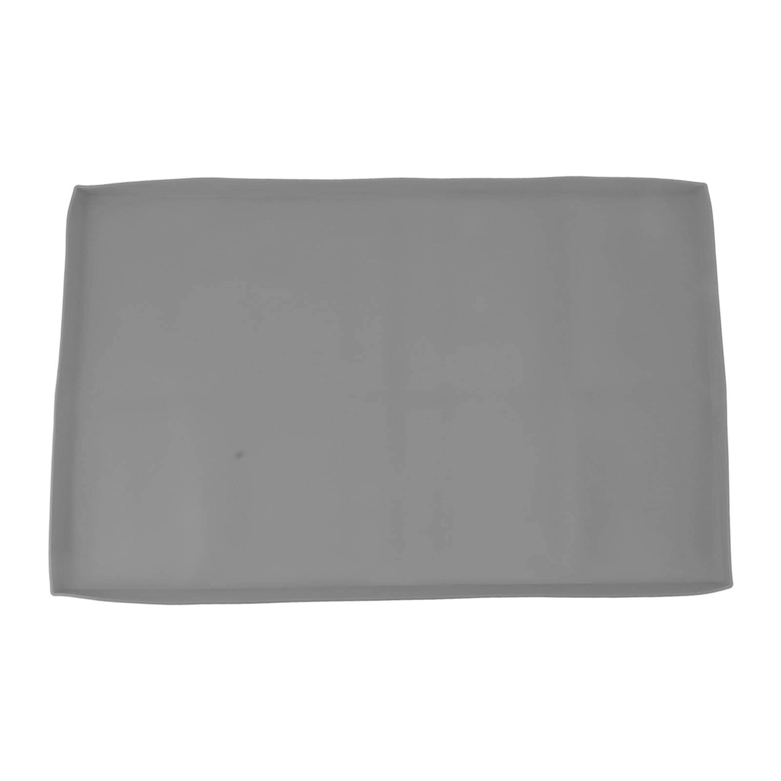 Tbest Alfombrilla de Silicona para Plancha de 28 a 36 Pulgadas, Antideslizante, Fácil de Asar, Accesorio Gris (36 Pulgadas Gris)
