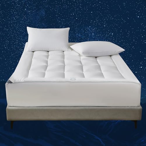 Sleep Climate Temperature Regulating Pillow Top Mattress Topper...