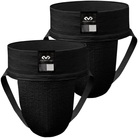 Mcdavid Athletic Jock Strap Adult Men's, Baseball Protection & More Sports, Black & White
