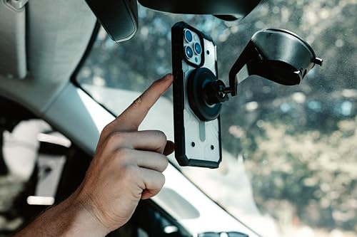 Image of Urban Armor Gear UAG Pathfinder Magnetic Compatible, Slim Fit Rugged Protective Case /Cover Designed for iPhone 15 Plus (6.7-Inch) (2023) (Military Drop Tested) - Ash