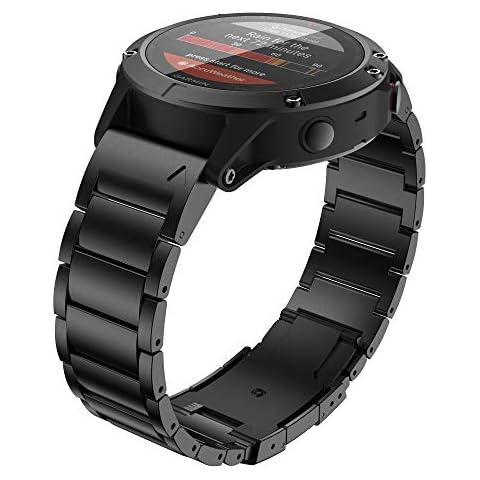 ANBEST Correa de Aleación de Titanio Compatible con Garmin Fenix 7X/6X/5X Cover
