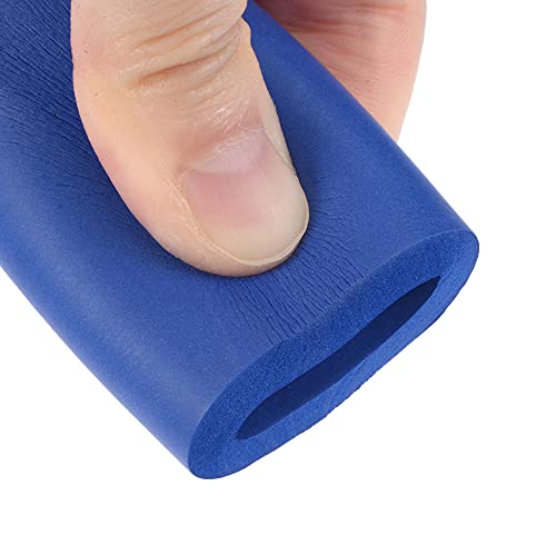 Image of uxcell Foam Tubing for Handle Grip Support, 28mm ID 38mm OD 1m Length Blue