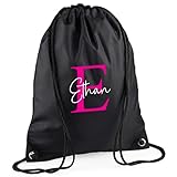 Chicken Craft Customisable Personalised Drawstring Bag - Ideal PE Kit, Gym, and Swimming Bag for Boys, Girls, Kids in Nursery and Primary School, Available with Monogrammed Initial and Name - Image 6