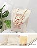 AILOONG Unbleached Canvas Tote Bag Ocena Quote Smooth Sea Never Made Skillful Sailor 340g/m² thick fabric Uses as a tool bag #2