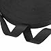 TEAMWILL 2 Roll 11 Yards 1 Inch Wide Black Nylon Heavy Duty Webbing Strap