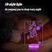 HYODREAM Basketball Night Light for Boys - Basketball Lover Gift with Remote and Smart Touch, 16 Color Changing, Dimmable Decor Lamp