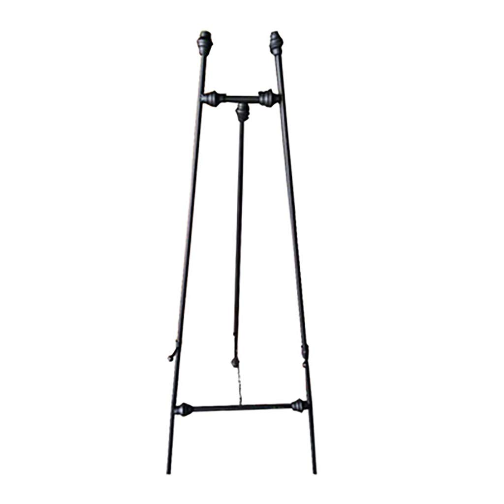 HADECOLL Strong And Durable Floor Easel,Portable Tripod,150Cm/ 59 Inch Adjustable Height - Painting Display Exhibition Wedding Fits Small And Large Metal Easels,B