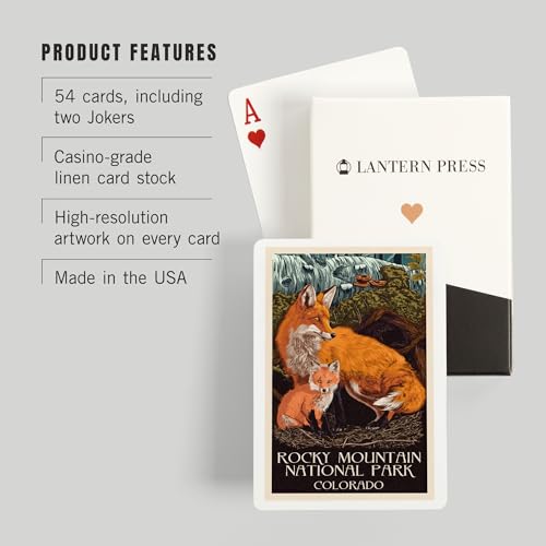 Baraja de cartas poker Rocky Mountain National Park miniatura 3