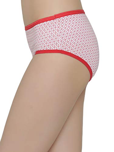 Image of Clovia Women's Cotton Mid Waist Printed Hipster Panty